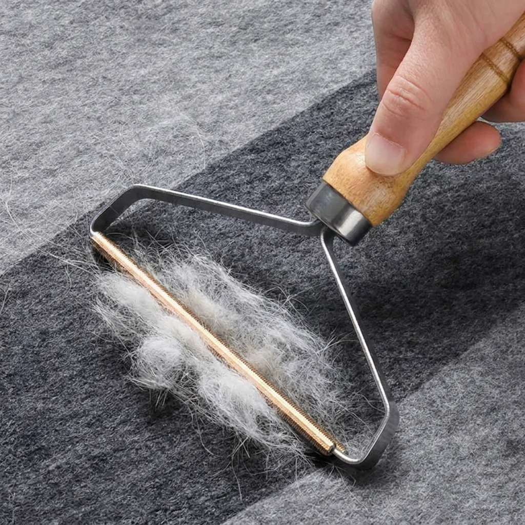 Brosse anti-poils spécial vêtements