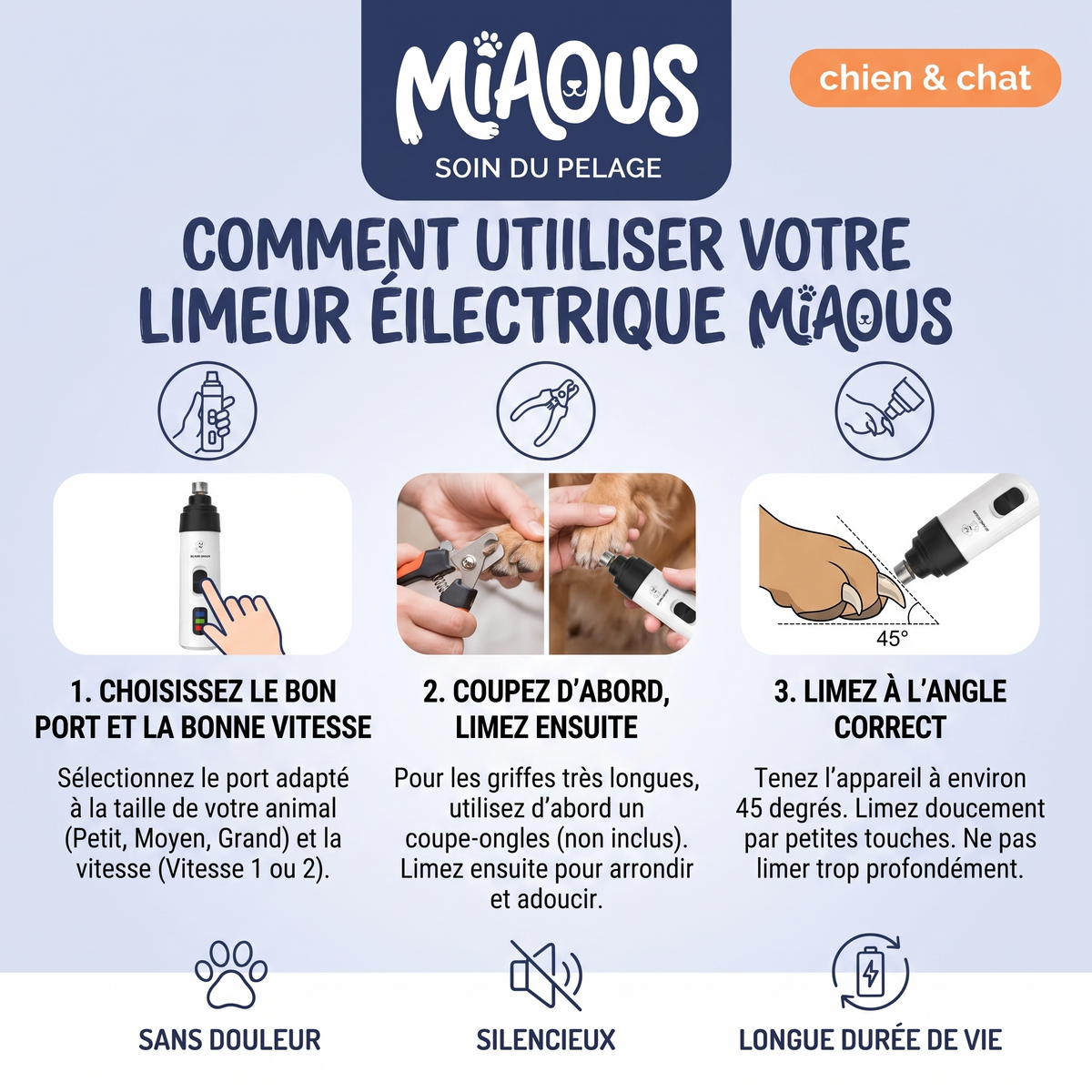 Limeur électrique silencieux